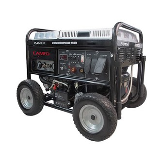 Soldador de varilla accionado por motor 3 en 1, generador y compresor de aire