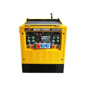 Soldador con motor diésel 30-500A MMA, TIG, Fcaw, ranurado, celulosa